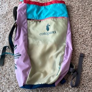 Cotopaxi Luzon 18 liter backpack. Made of repurposed nylon.